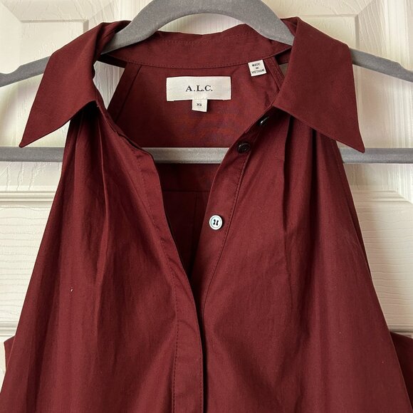 ALC Vera Poplin Shirt Dress - Picture 5 of 6